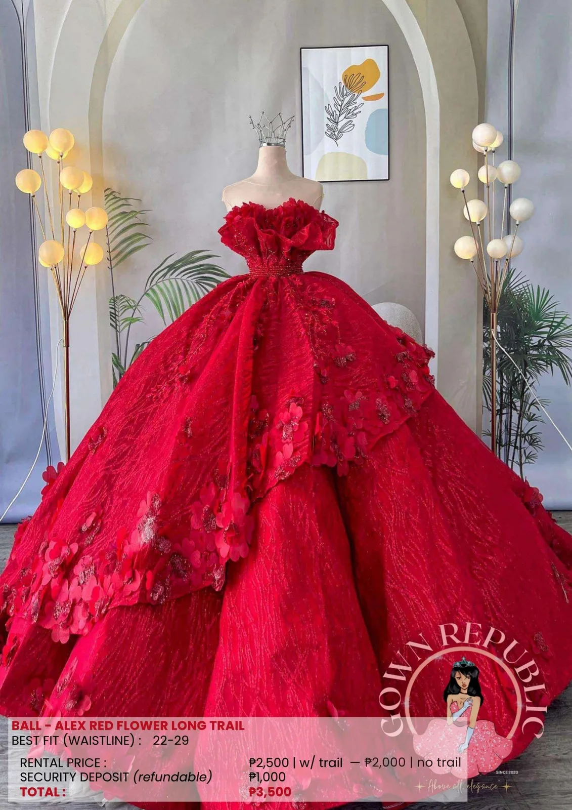 Ball Gowns: Red 259